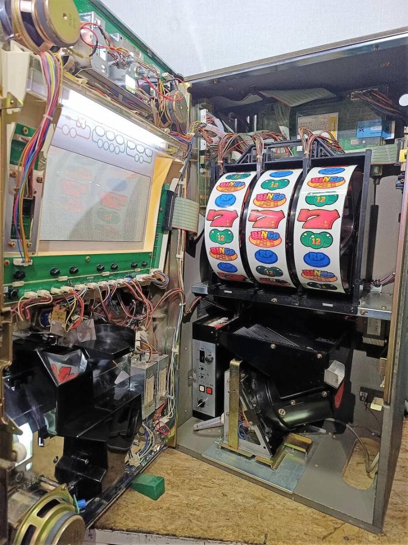 【パチスロ実機】ベルコ★スーパービンゴ３０【不要機付】４号機・人気台