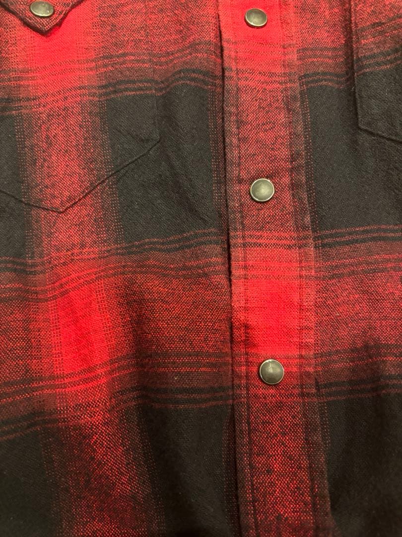 Polo Ralph Lauren 90s オンブレ フランネルシャツM 赤 - メルカリ