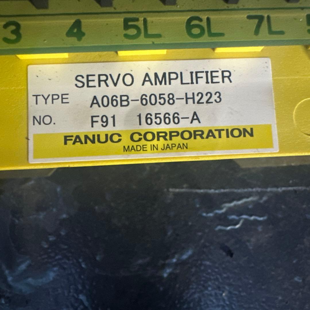 FANUC A06B-6058-H223 サーボアンプ - メルカリ