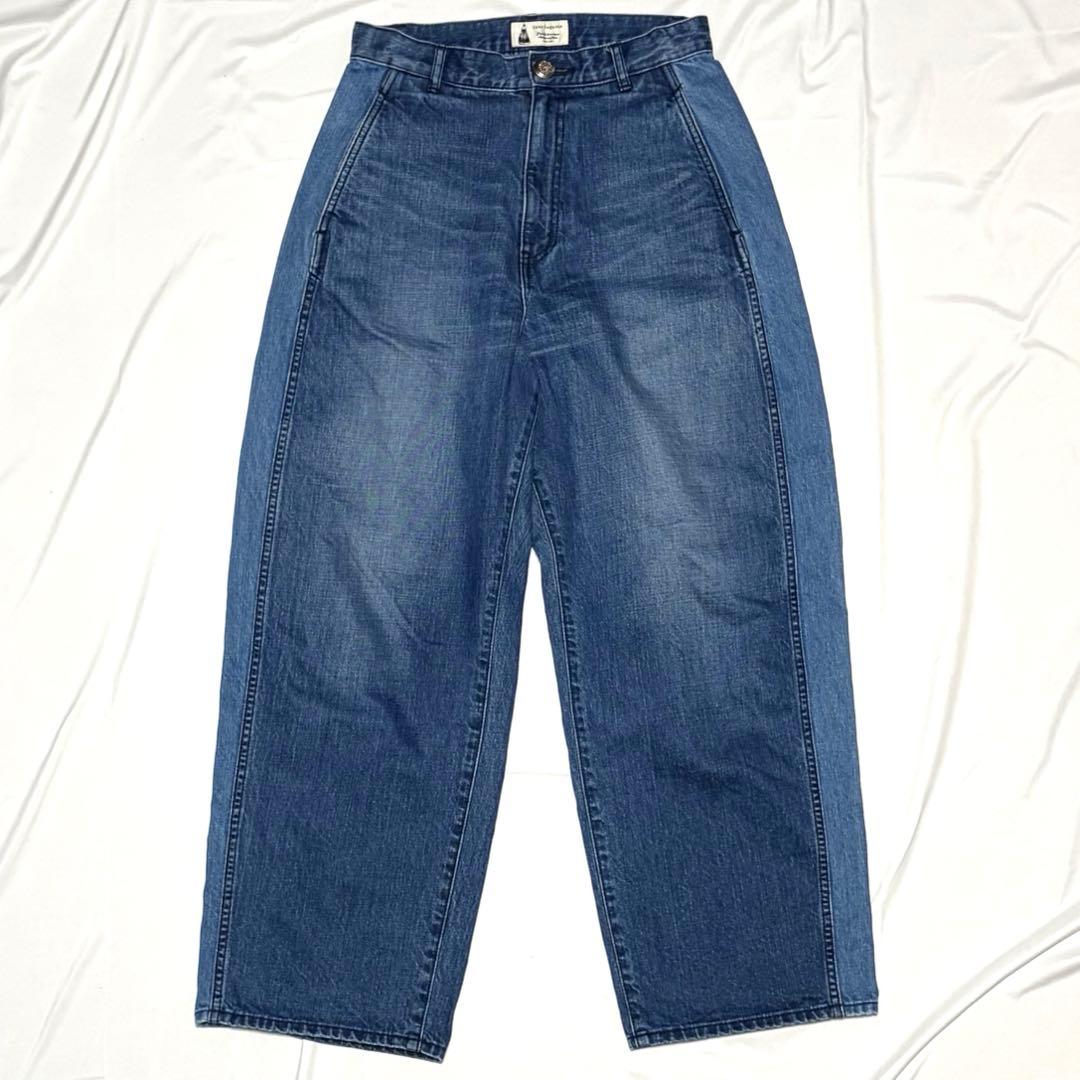 leur logette ワイドバギーデニムパンツ　デニム デニムパンツ | leur logette (Women)/ルール ロジェット | 三越伊勢丹