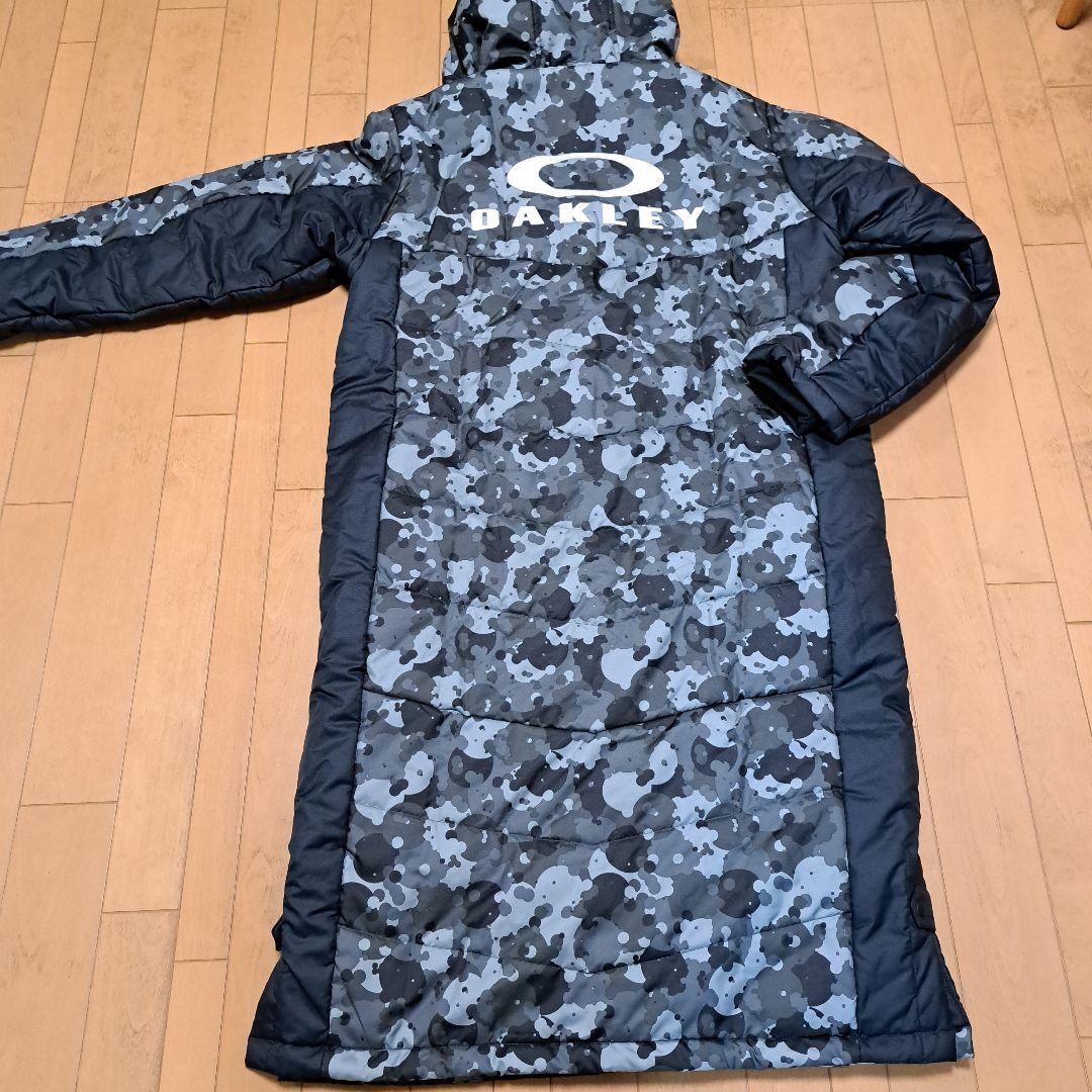 新品⭐OAKLEYオークリー⭐カモフラ 迷彩 裏起毛 中綿 ベンチコート L