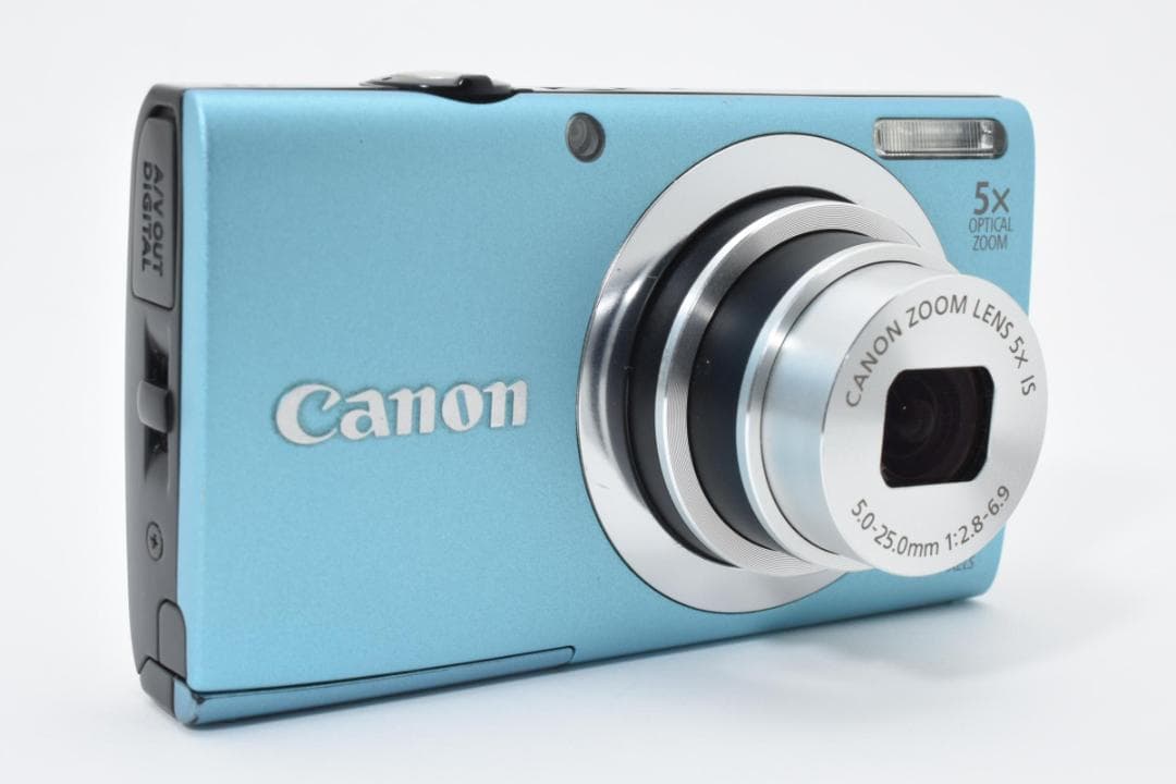美品 キャノン Canon PowerShot A2400 IS ブルー 594 - メルカリ