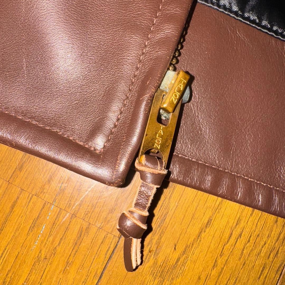 美品❗️34 ロストワールド SUBURBAN ホースレザージャケット(ブラウン