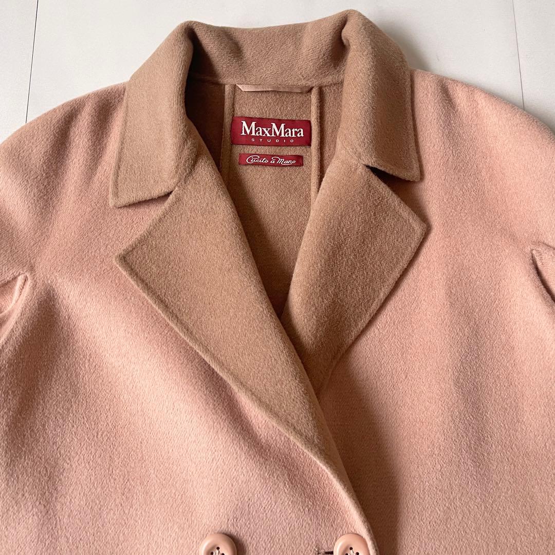 極美品✨マックスマーラ ロングコート クチートアマーノ アンゴラ 着丈