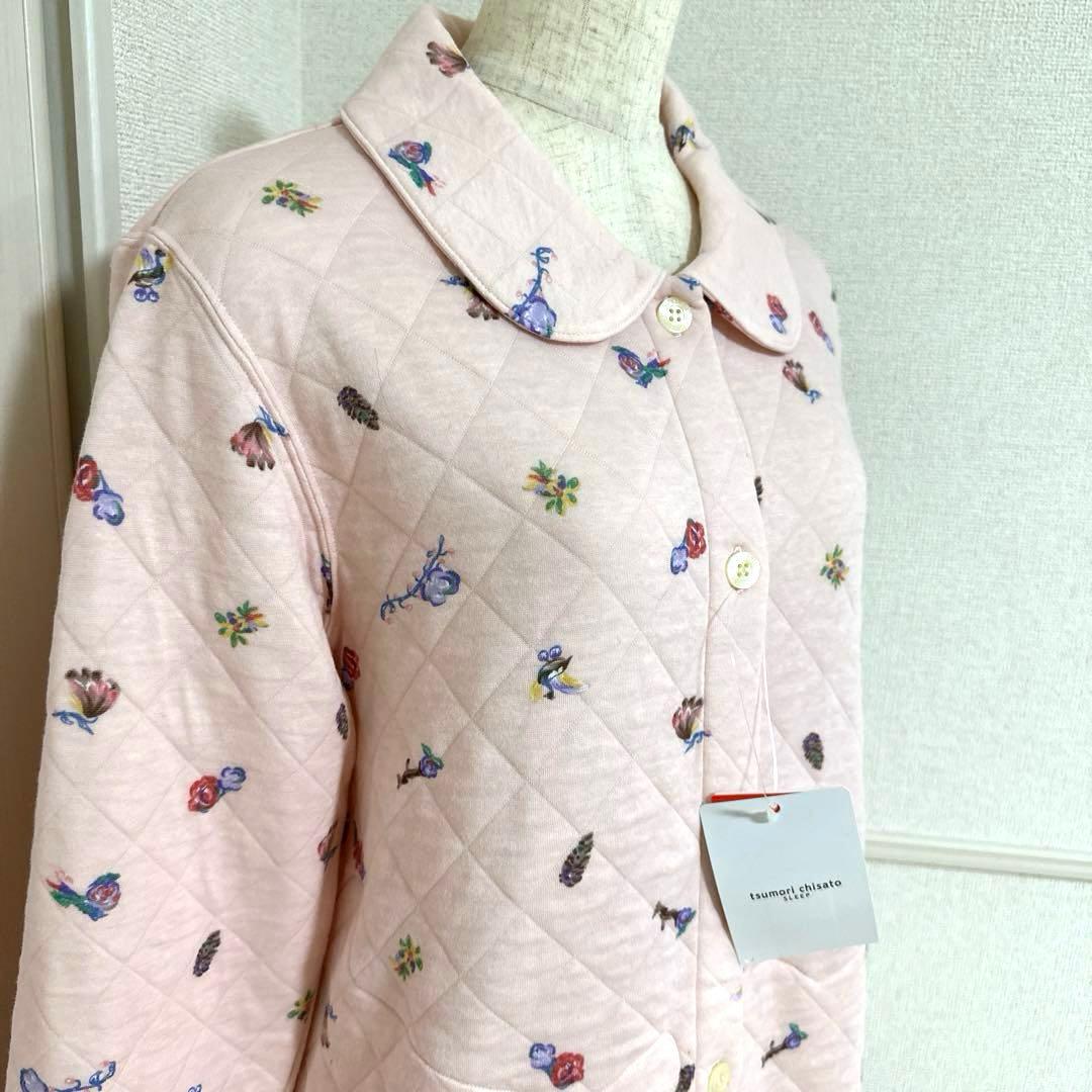 新品未使用タグ付　ワコールツモリチサト保温性生地暖かキルティングパジャマピンクM WACOAL（ワコール） ツモリチサト パジャマ UDW404 Wacoal tsumori