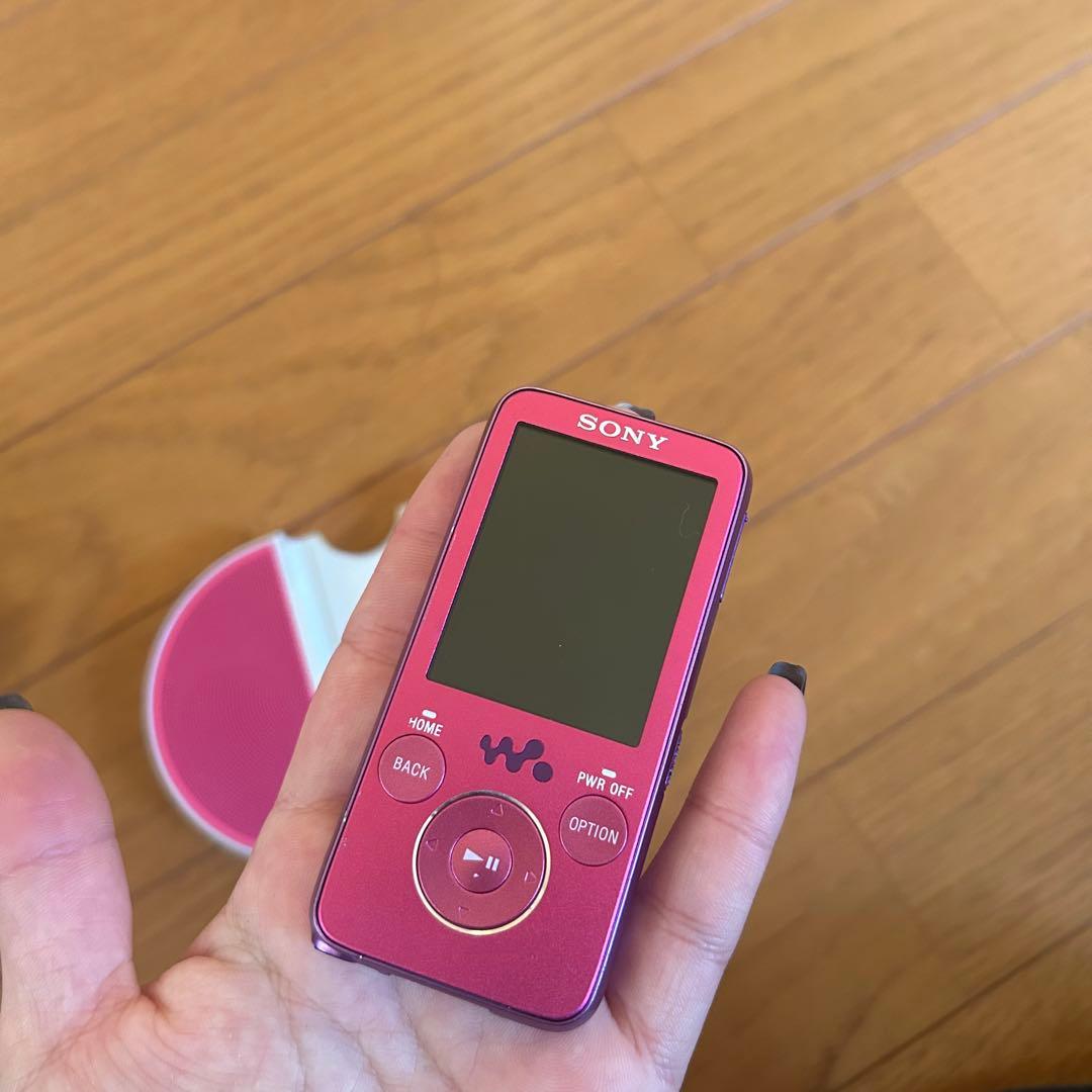 SONY ポータブルMDプレーヤー ピンク - メルカリ