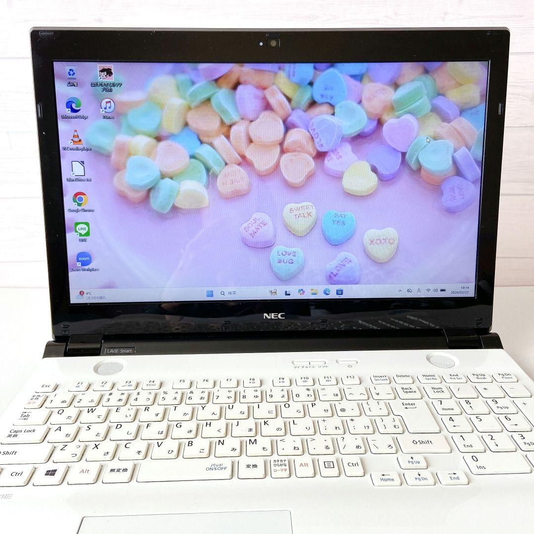 LAVIE/Windows11/8GB/カメラ/NECノートパソコン/11 - メルカリ