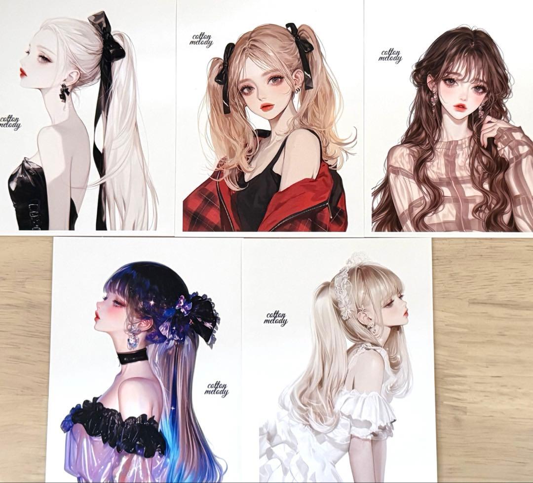 cottonmelody様新作女の子ステッカーおすそ分け21枚セット - メルカリ