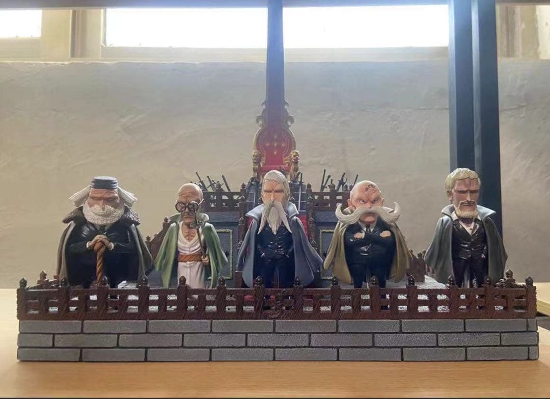 ワンピース 五老星 ガレージキット ガレキ スタチュー② - メルカリ