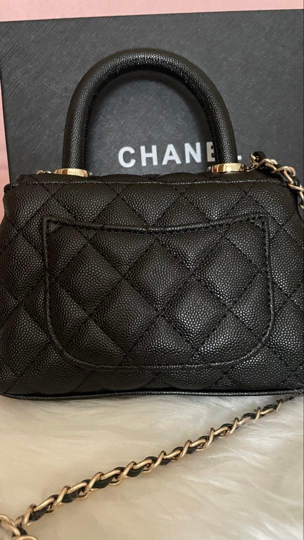 CHANEL ミニココハンドルシャネルノベルティバッグ - メルカリ