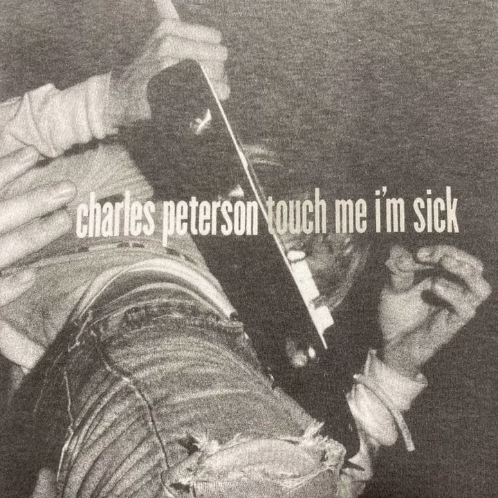 NIRVANAカート・コバーン Tシャツ チャールズ・ピーターソン X-girl