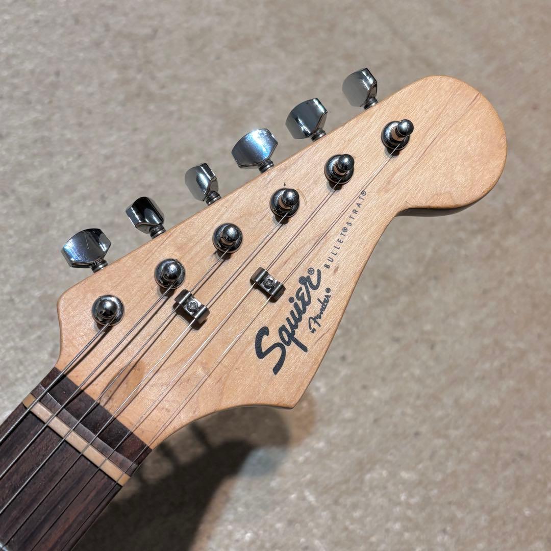 Squier Bulletストラトキャスター MOD USAタイプパーツ交換