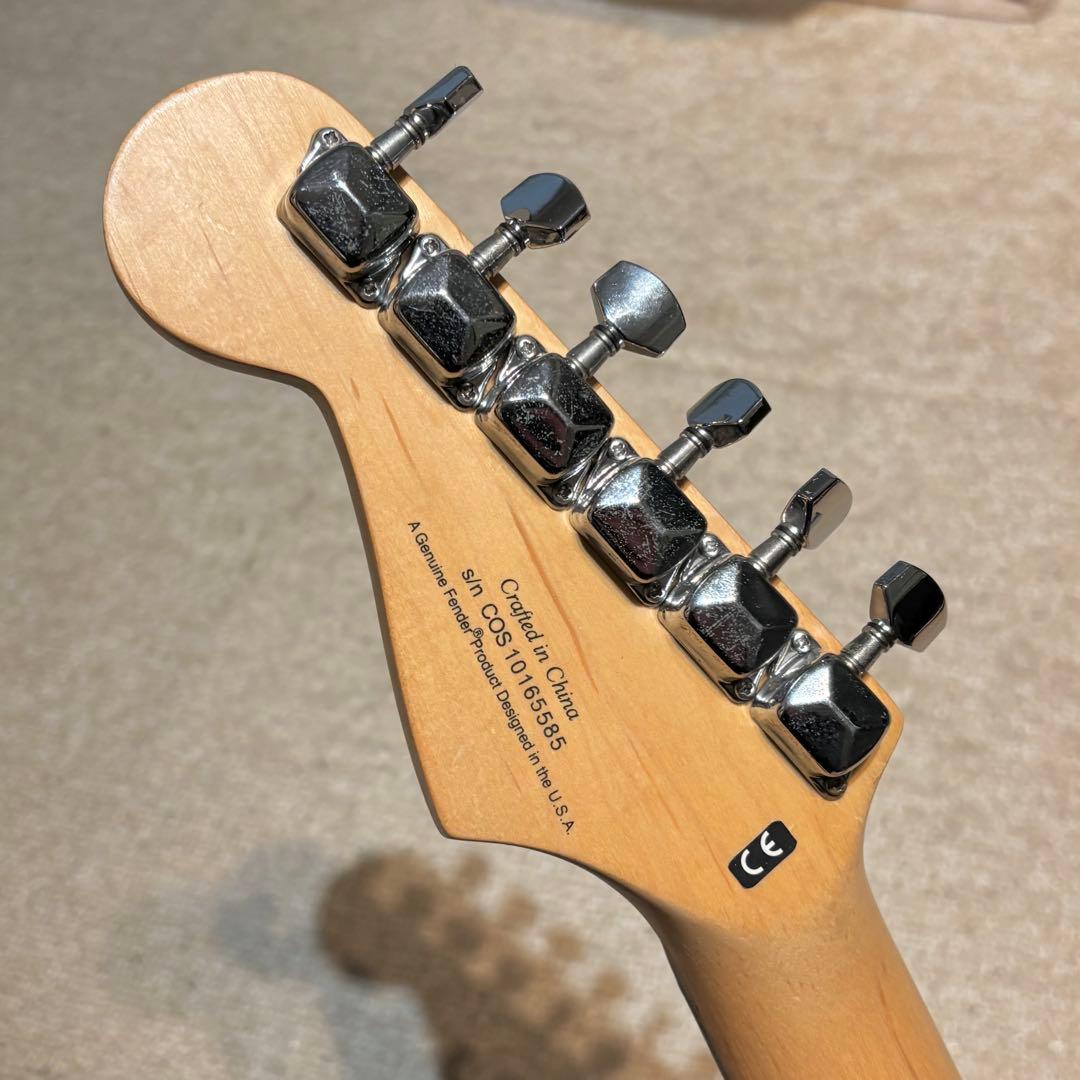 Squier Bulletストラトキャスター MOD USAタイプパーツ交換