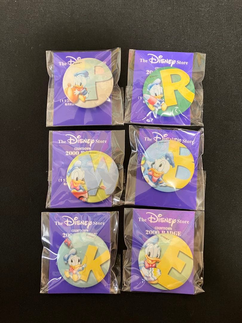 2000年カウントダウン記念ディズニーオールスター限定！ドナルドダックの缶バッジ 2000年カウントダウン記念ディズニーオールスター限定！ドナルドダック