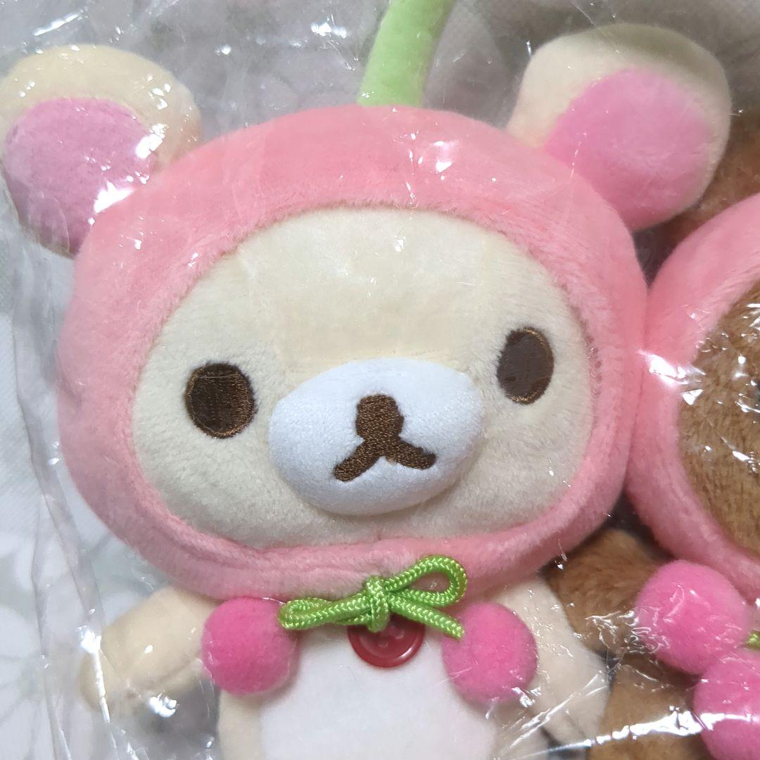 フルーツでまくまく　フルーツなかよしぬいぐるみ　コリラックマ　チャイロイコグマ