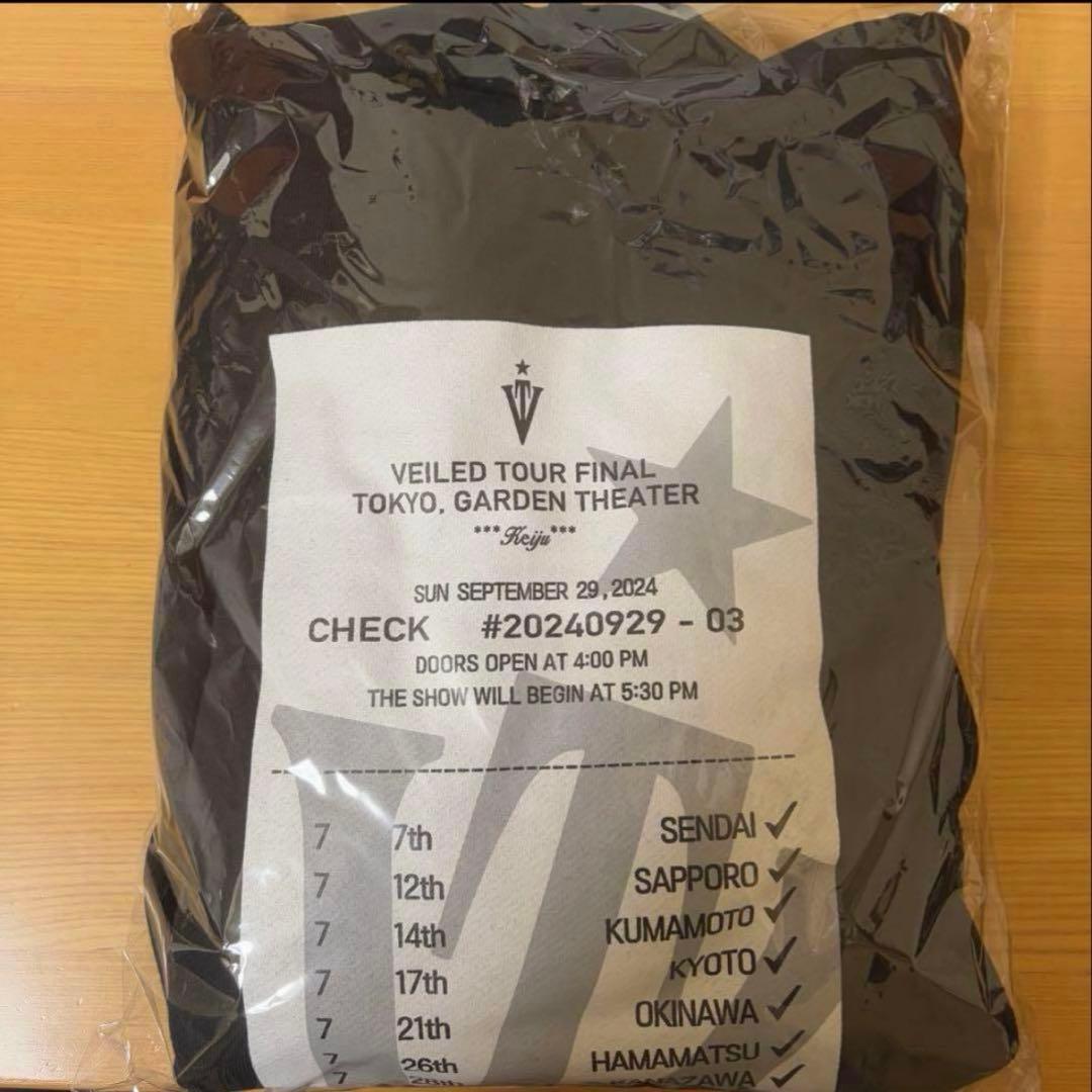 【新品】VEILED TOUR パーカーブラックM KEIJU