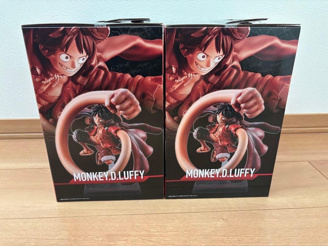 ワンピースカードゲーム 一番くじ A賞ルフィ フィギュア2個セット