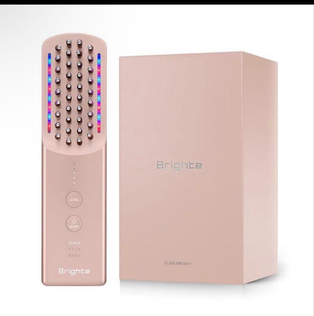 限定ピンク色】新品未使用・未開封 ブライト エレキブラシ+スカルプ