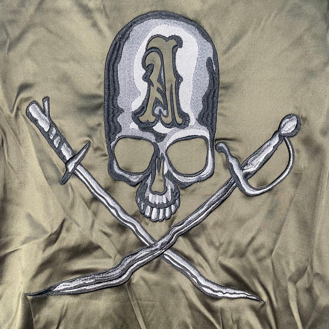 ABORDAGE ヒロムタカハラ リバーシブルスカジャン ドクロ 48