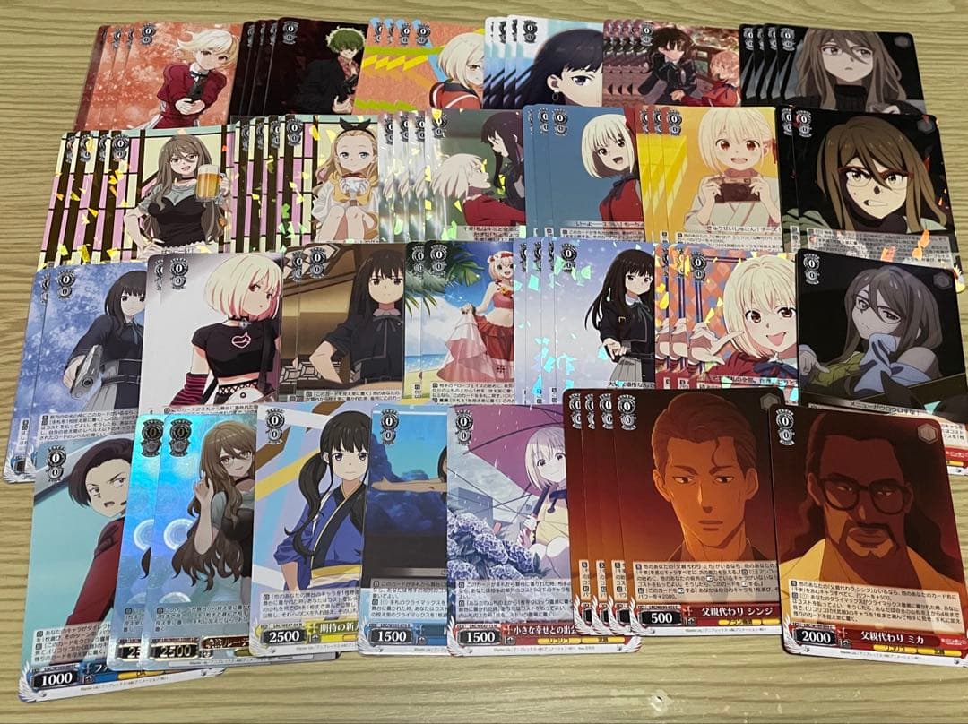 ヴァイスシュヴァルツ　リコリスリコイル　デッキ　パーツ　リコリコ