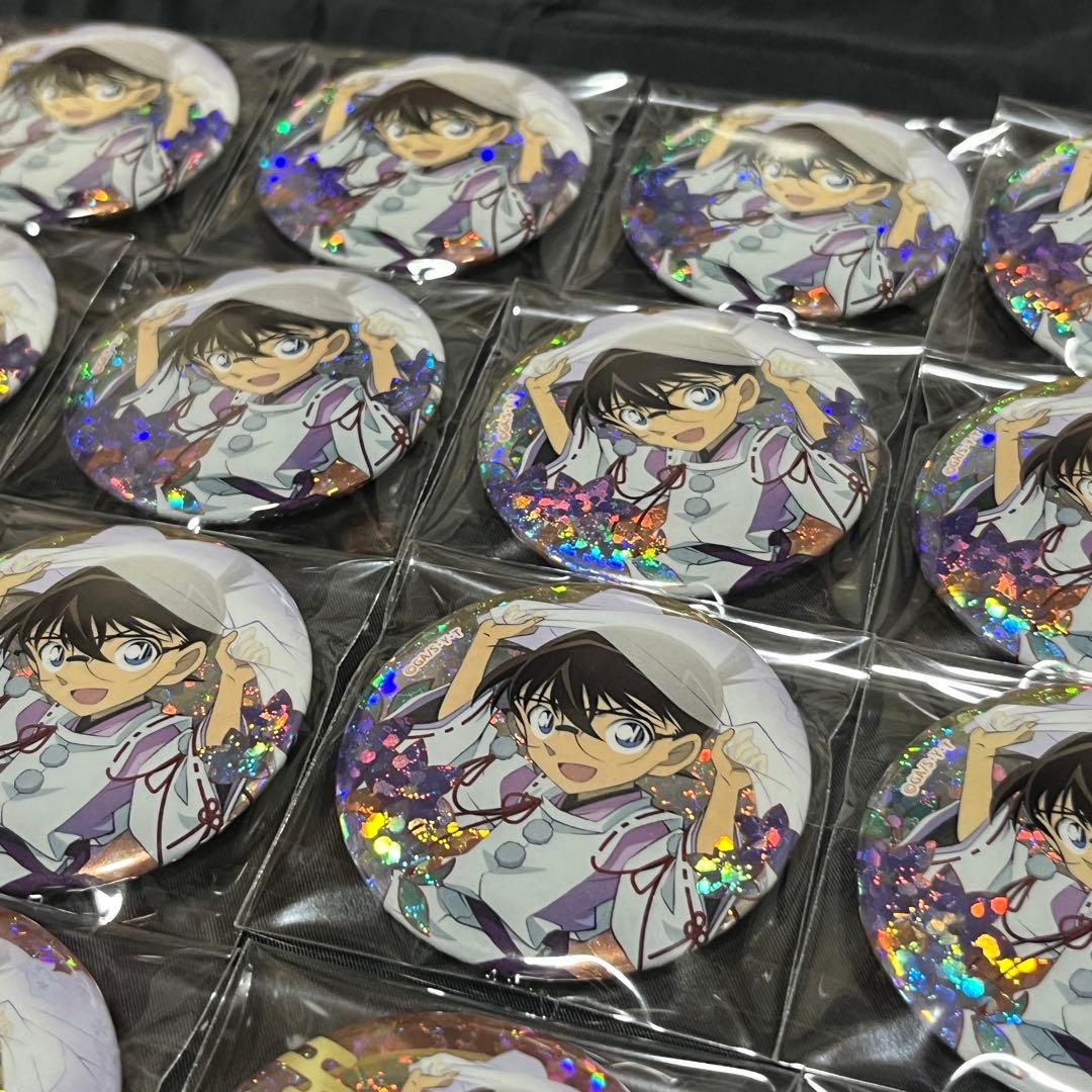 名探偵コナン 秋の華和装 クラックス 江戸川コナン スパークル缶バッジ 30点