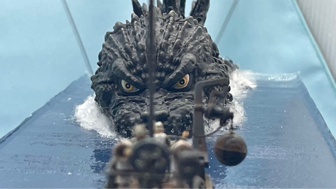 ゴジラー1.0 マイナスワン　ジオラマ　がんばれ新生丸