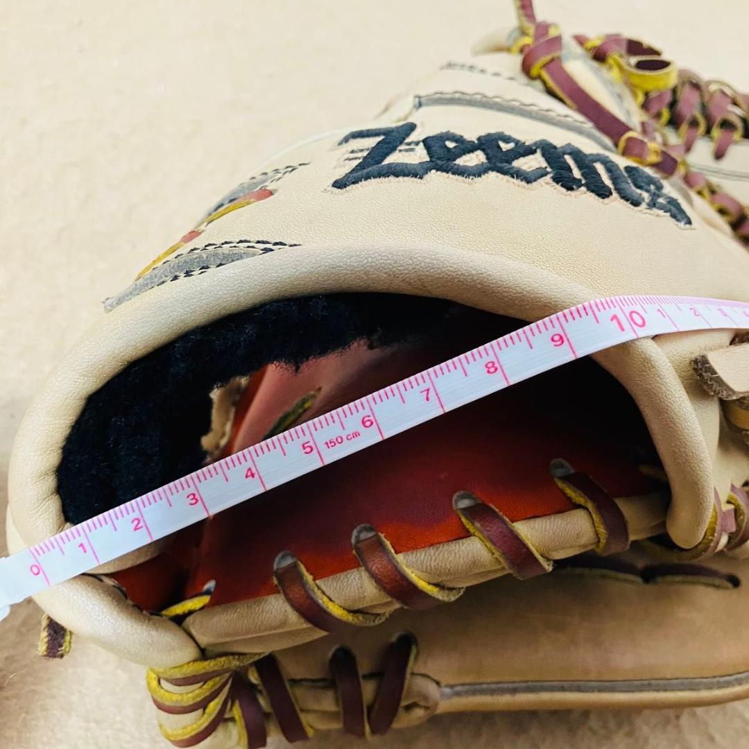 希少】Zeems SV527CBN グローブ キャメル ジームス 小指二本可能