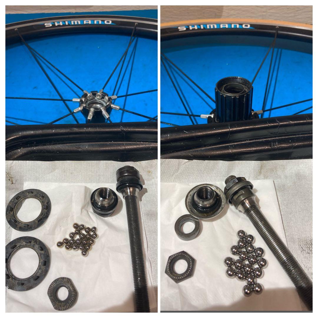 ⭕️◻️良品フルメンテ済 WH-R540 10sフリー 前後ホイール クイック付