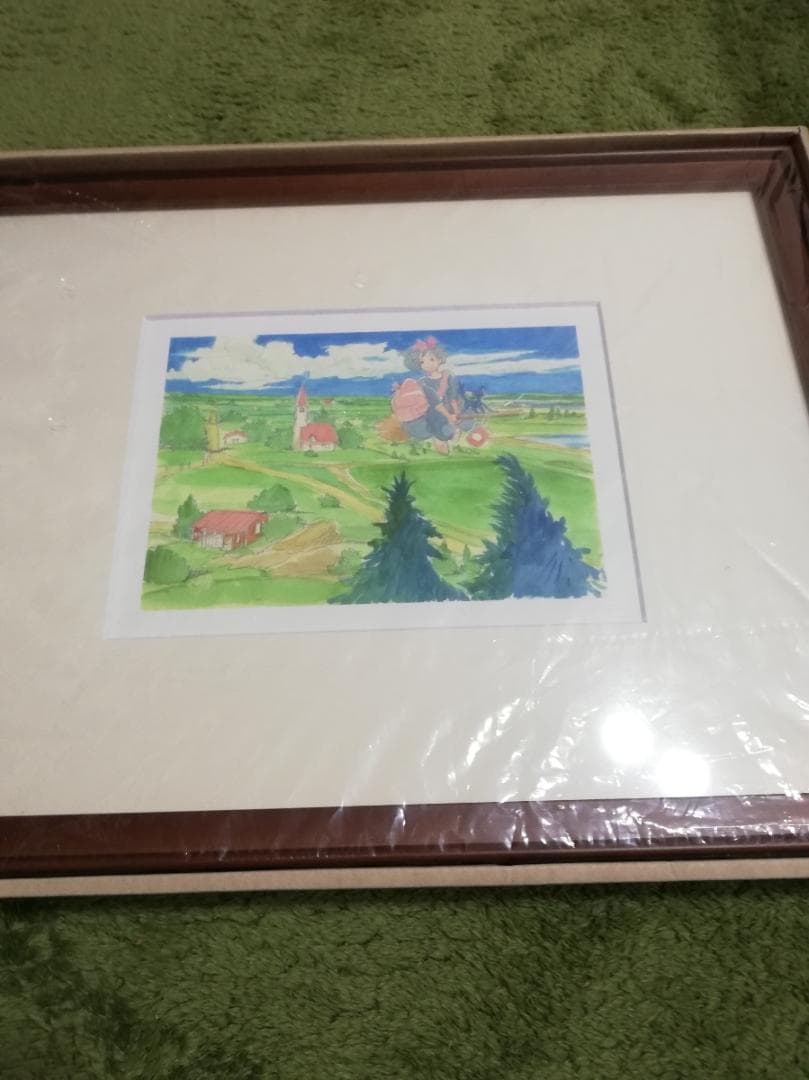 魔女の宅急便　複製　イメージボード　近藤喜文展　アートフレーム　セル画