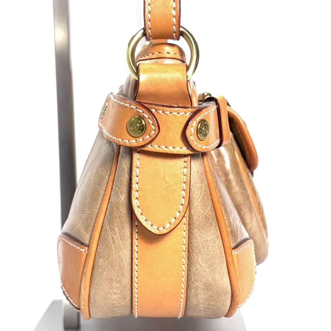 ハンティングワールド バチュークロス/レザー ショルダーバッグ - メルカリ