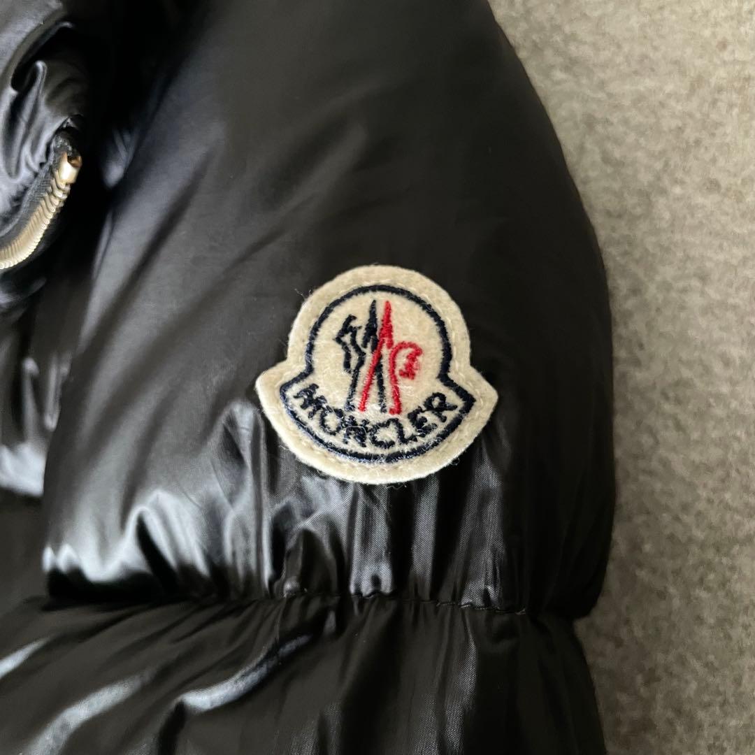 モンクレール ANET ゴールドジップ ダウンジャケット レディース黒 1