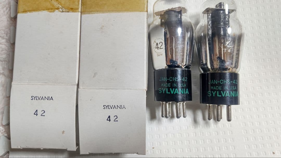 SYLVANIA 真空管 42 JAN-CHS-42 2本 - メルカリ