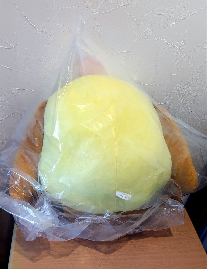 ヒューマンフォールフラット ビッグ　ぬいぐるみ　クッション　黄色い犬　公式