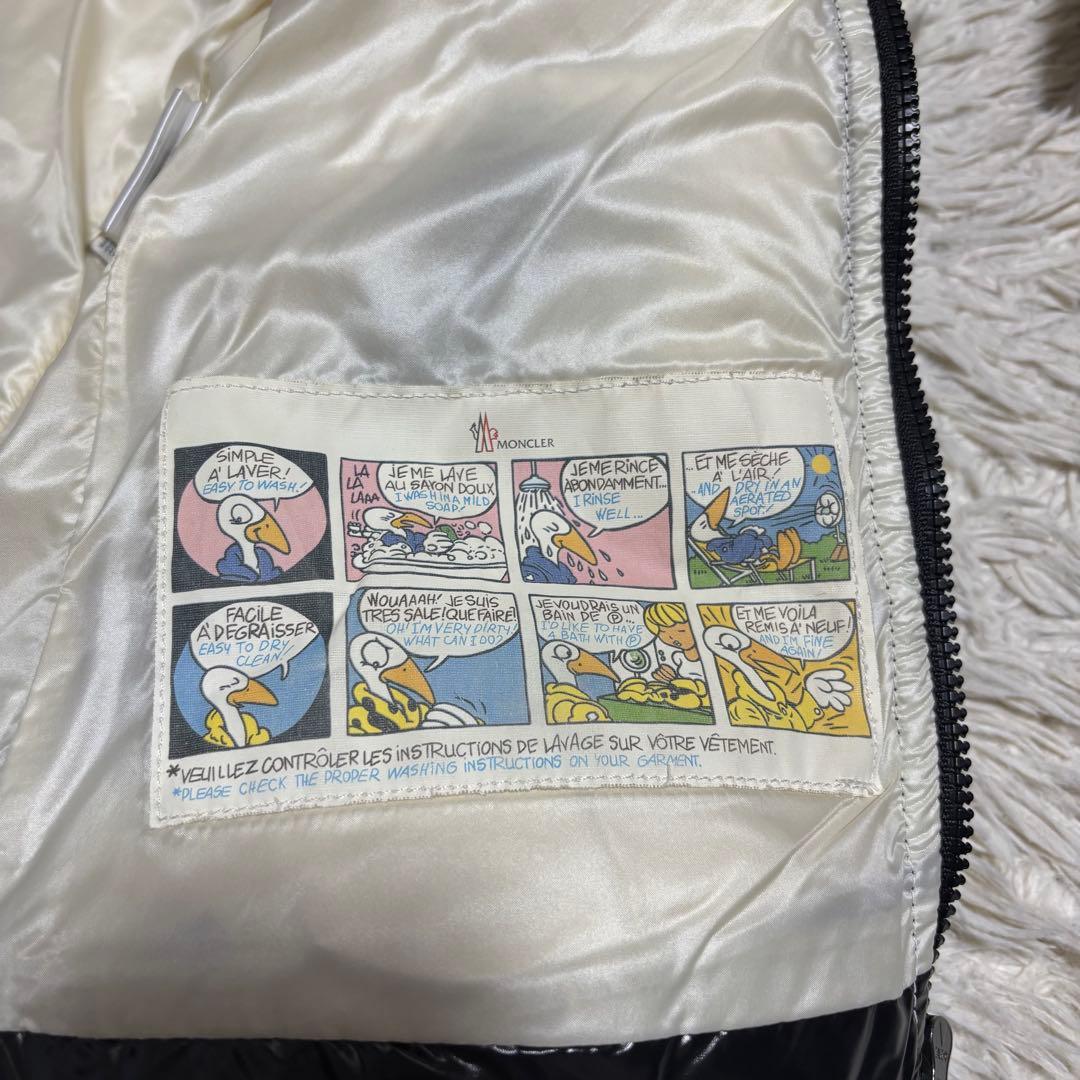 モンクレール ダウンジャケット BADIAシャイニー デカワッペン