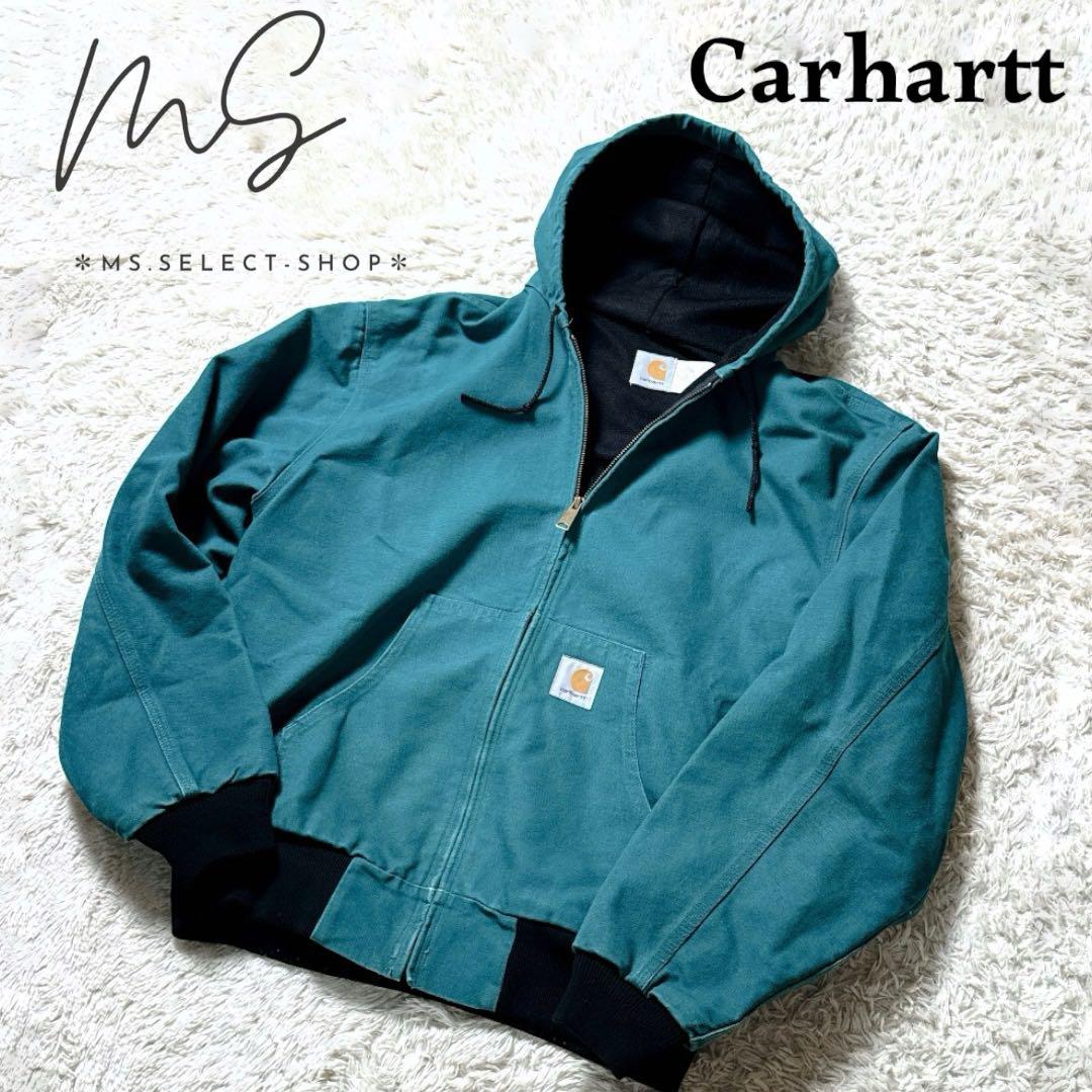 希少色◇Carhartt◇カーハート アクティブ ダックジャケット 星タグUSA