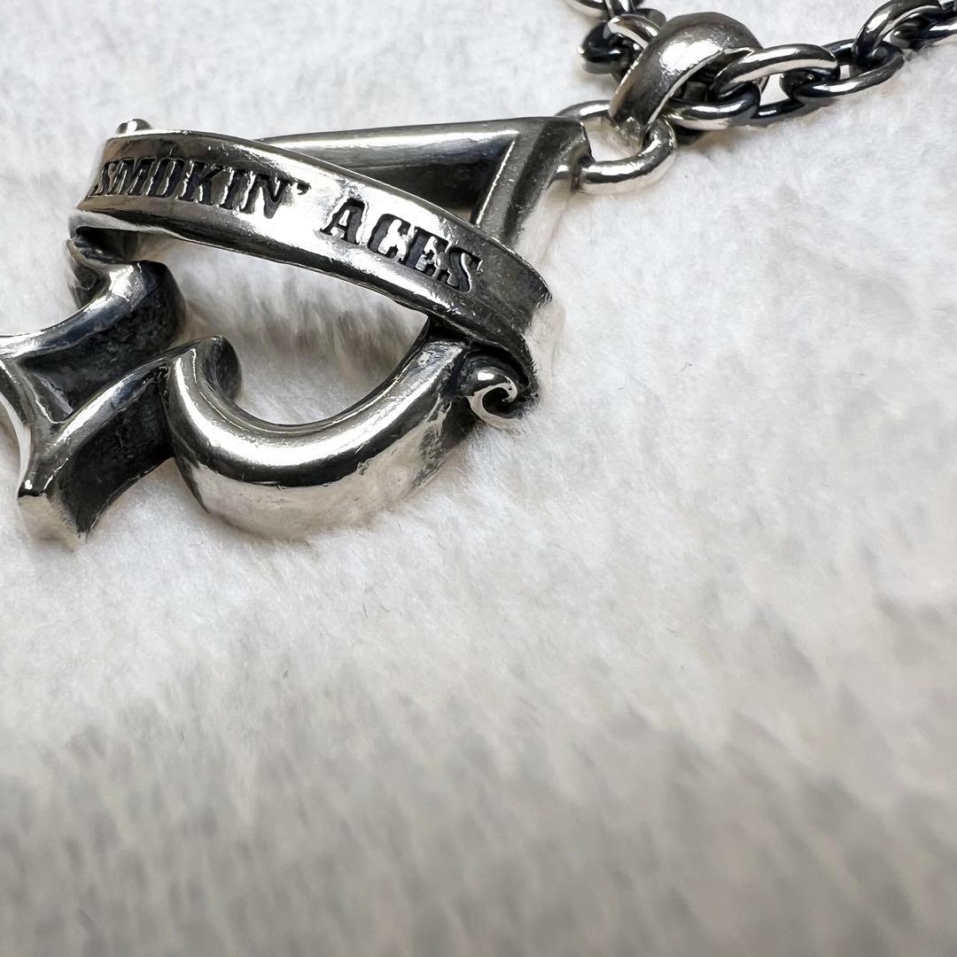 《受注生産品》 ラウドスタイルデザイン 高蝶 ネックレス シルバー925 肉厚