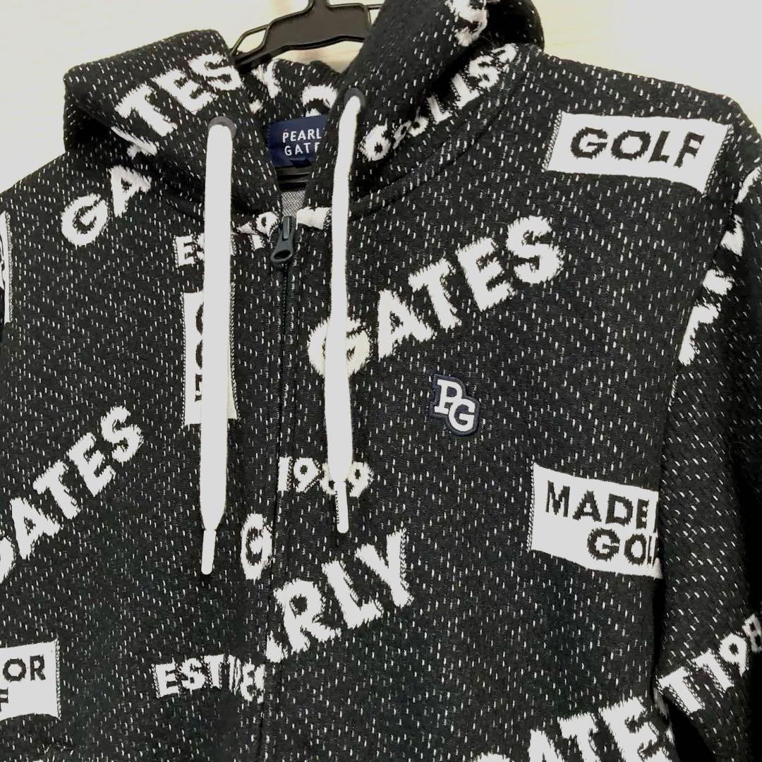 美品 PEARLY GATES ロゴプリント レディース ジップパーカー - メルカリ