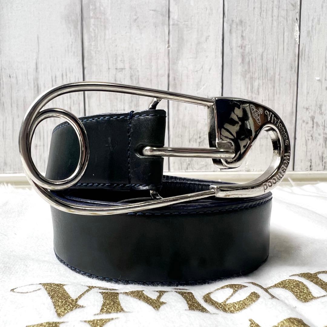 激レア✨ヴィヴィアンウエストウッド ベルト 安全ピン ロゴ刻印