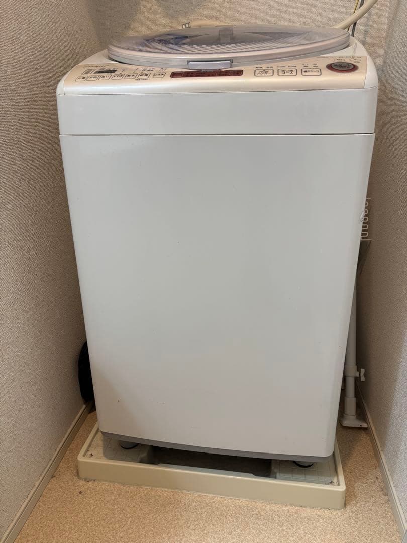 SHARP 縦型洗濯機 ES-TX8AKS 8.0kg 2017年製