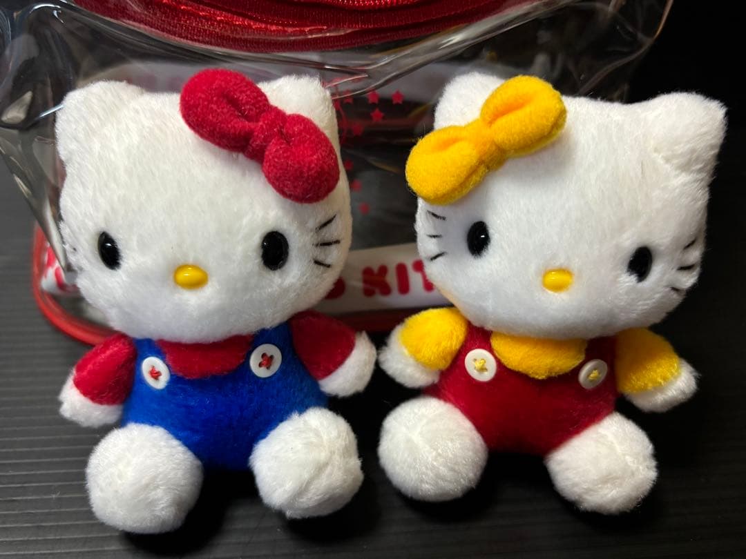 ハローキティ25周年 キティズファミリー　ぬいぐるみ　1999 レトロ　希少