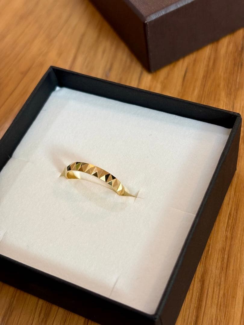 保証書付き RAPA 18k スタッズ リング - メルカリ