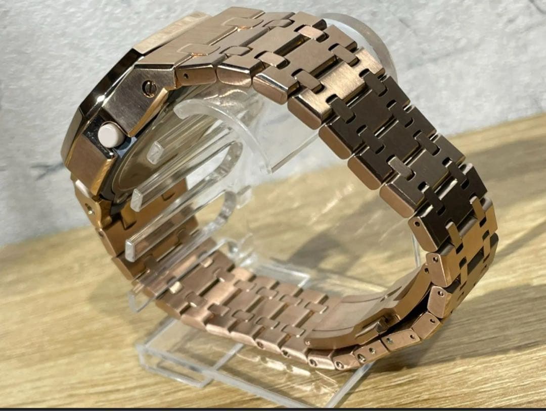 ガラスコーティング済み カシオGショック ピンクゴールドGMA-S2100-4A