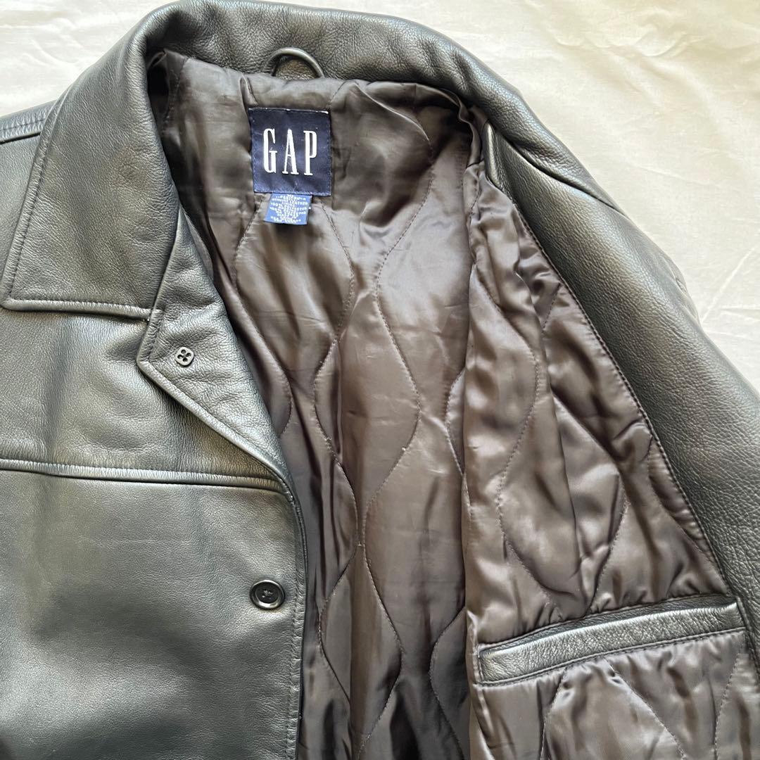 OLD GAP カーコート 黒 レザー XL vintage 野村訓一 名作 - メルカリ