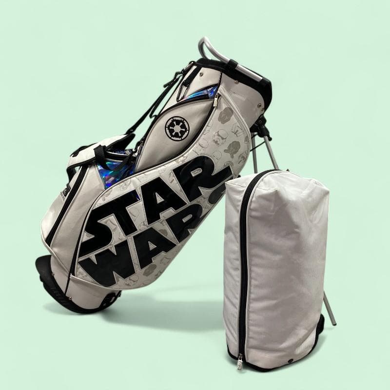 STAR WARS スターウォーズ キャディバッグ ホワイト 9型 6分割 Yahoo!オークション -「スターウォーズ」(その他) (キャディバッグ)の