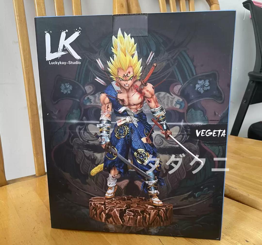 ドラゴンボール 魔人ベジータ 武士 フィギュア ガレージキット 塗装