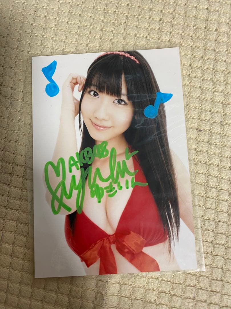 AKB48 柏木由紀 1st写真集 直筆サイン 写真 - メルカリ