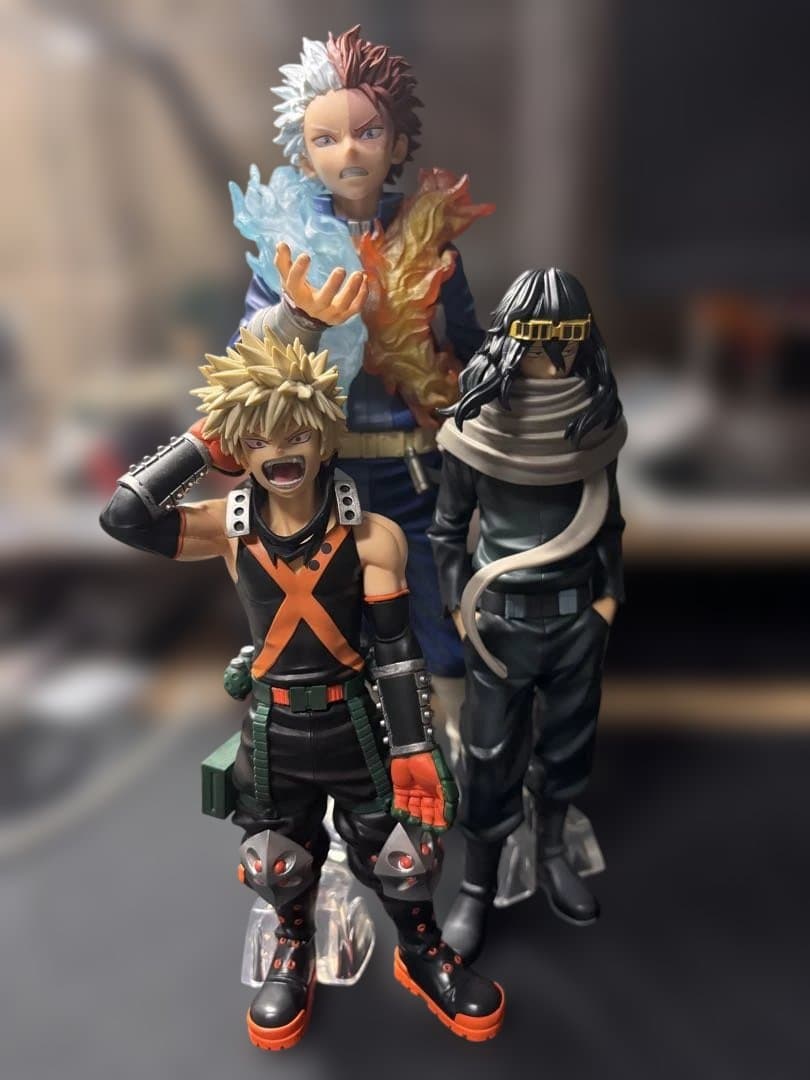 ヒロアカ 一番くじ 爆豪勝己 轟焦凍 相澤消太 フィギュア 3体セット