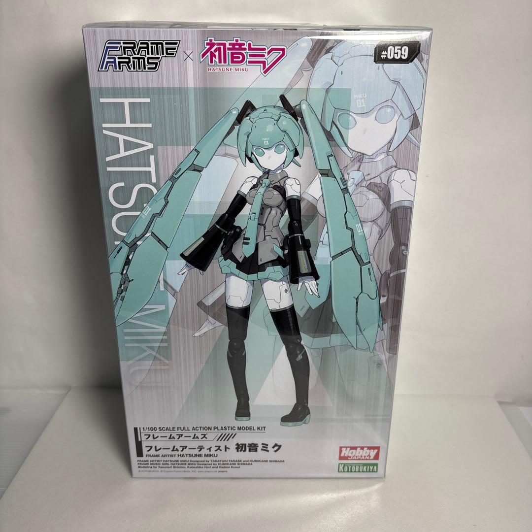 未使用品フレームアームズ　フレームアーティスト初音ミク1/100 コトブキヤ 限定特典付き】フレームアーティスト 初音ミク