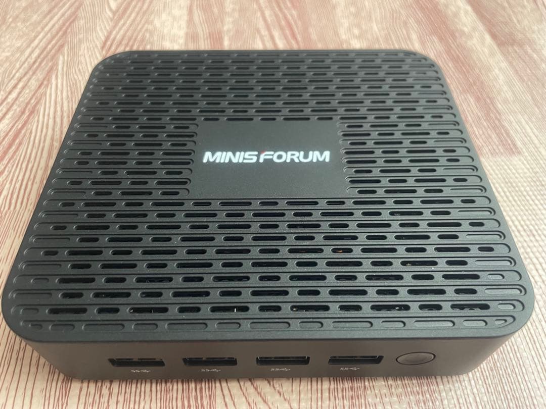【ほぼ未使用】MINIS FORUM ミニPC リセット済み MINISFORUM AI X1 Pro Mini PC | AMD Ryzen AI 9 HX 470 | Copilot
