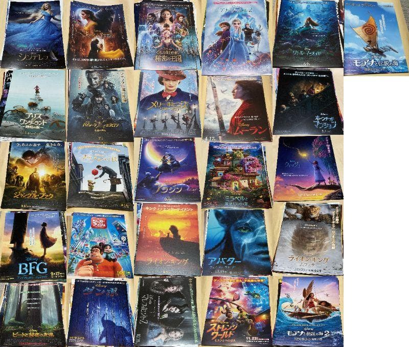 映画チラシ大量まとめ売り3000枚以上(2013年1月～2024年12月